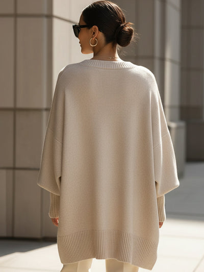 Serena™ | Elegant Sweater with Asymmetrical Hem