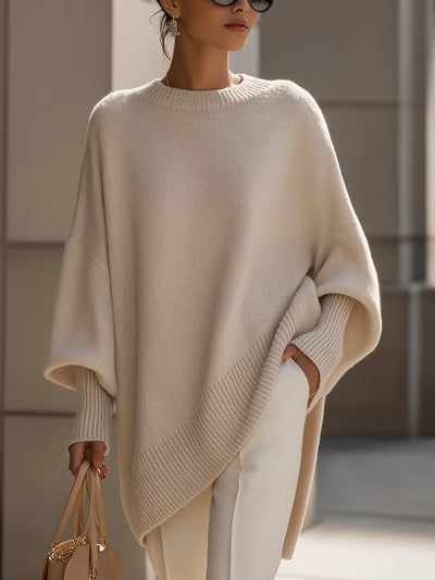 Serena™ | Elegant Sweater with Asymmetrical Hem