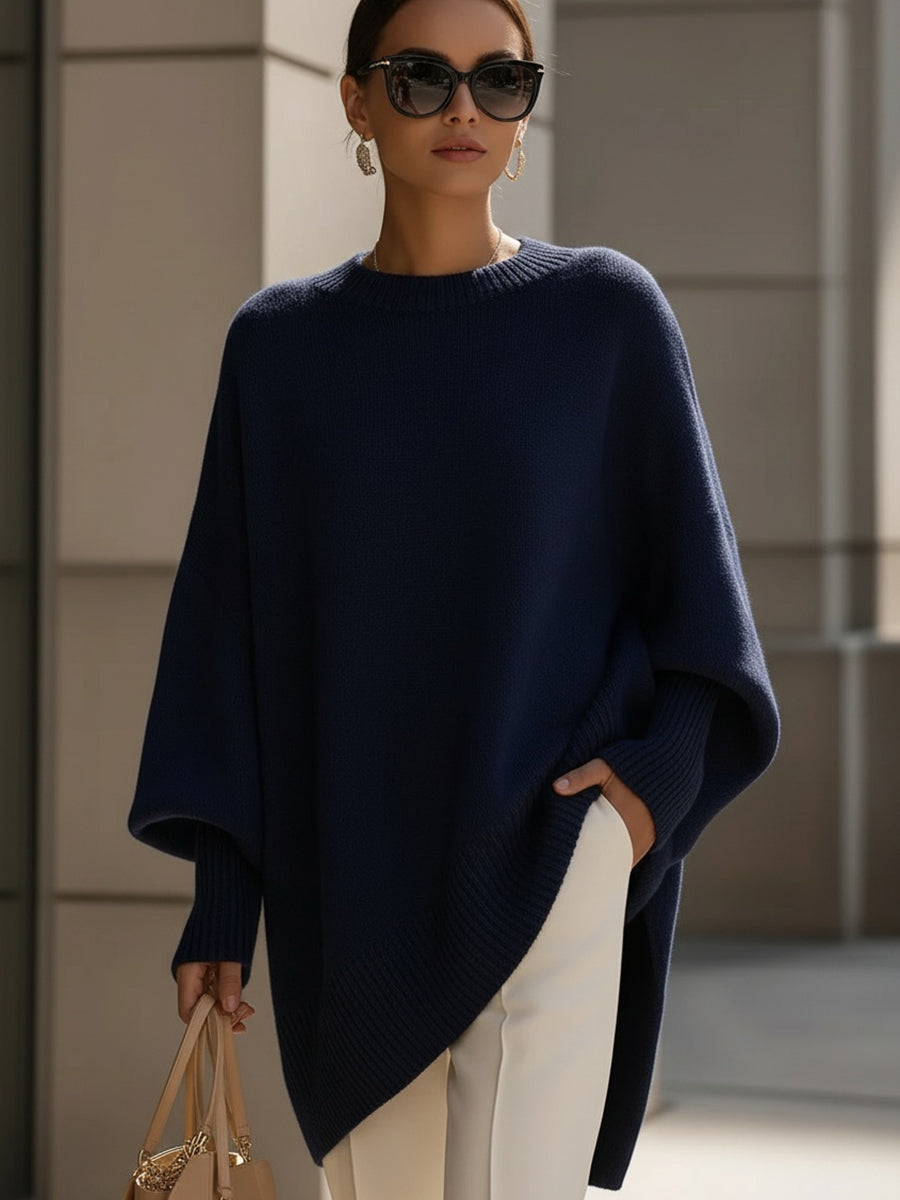Serena™ | Elegant Sweater with Asymmetrical Hem