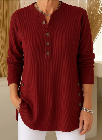 Annelie™ | Stylish Casual Henley Top