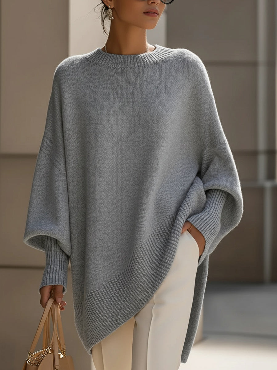 Serena™ | Elegant Sweater with Asymmetrical Hem