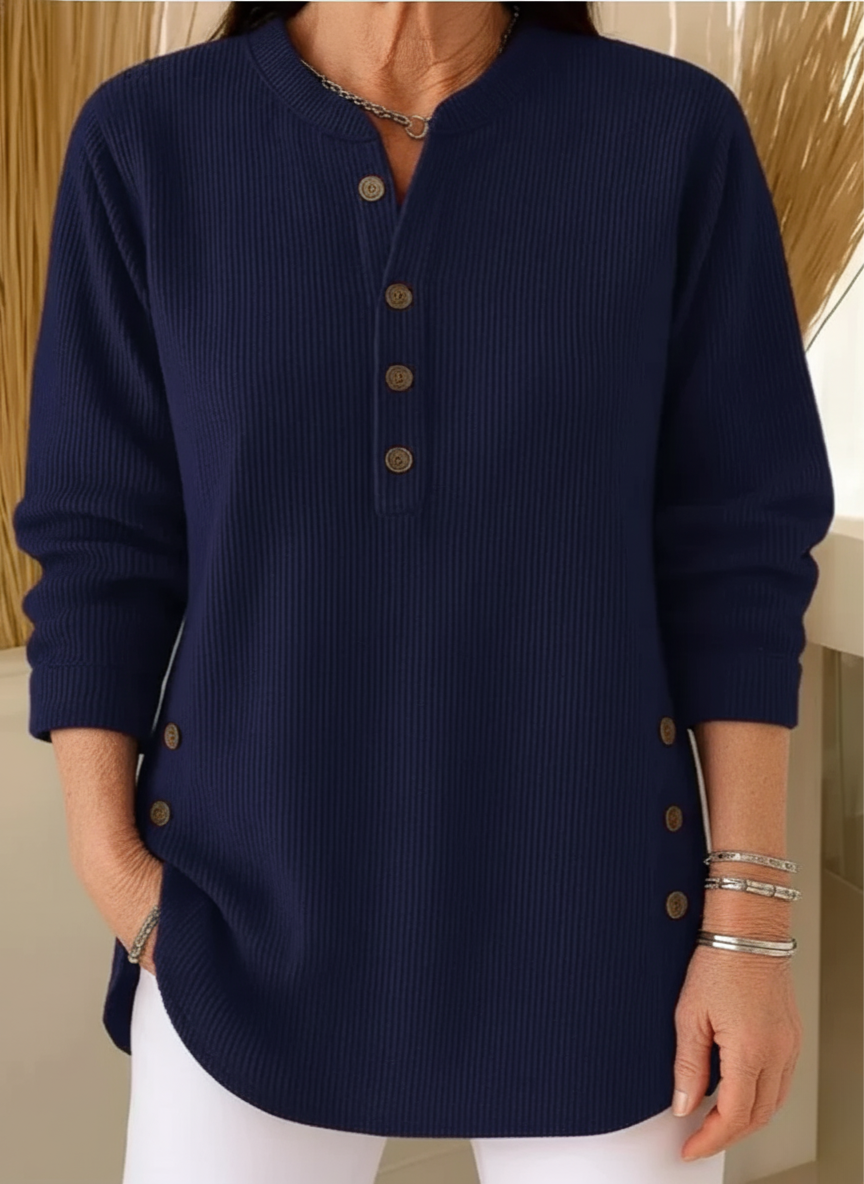 Annelie™ | Stylish Casual Henley Top