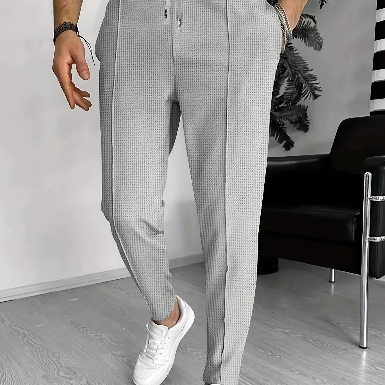 Casual Pants with Drawstring