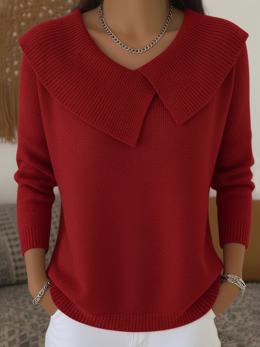 Lucia™ | Warm Sweater with Soft Collar