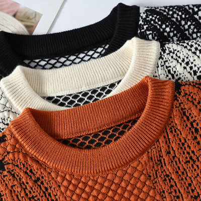 Forme™ | Pumpkin-Toned Knit Sweater
