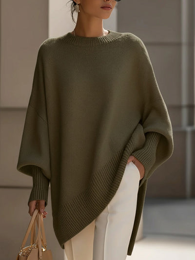 Serena™ | Elegant Sweater with Asymmetrical Hem