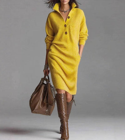 Damaris™ | Warm Knitted Dress, Elegant & Comfortable
