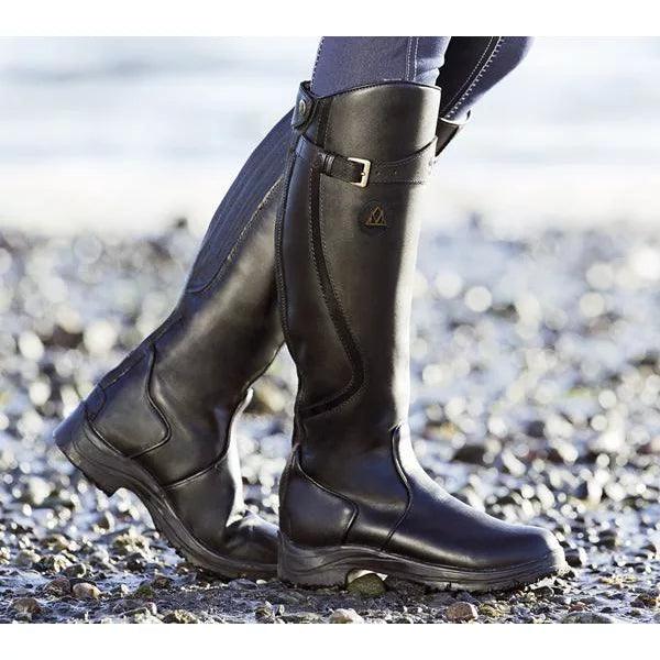 Maeve™ | Waterproof Leather Riding Boots
