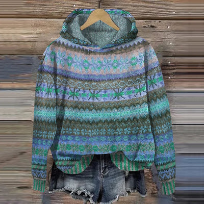 Josefin™ | Timeless Patterned Hoodie