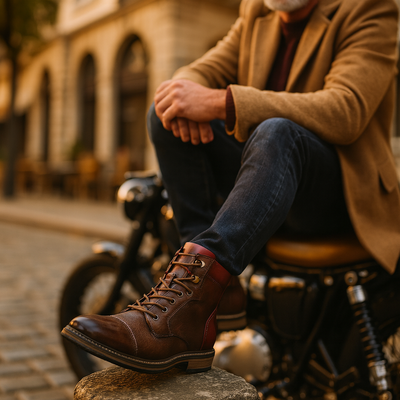 Augustyn™ | Men's Leather Ankle Boots