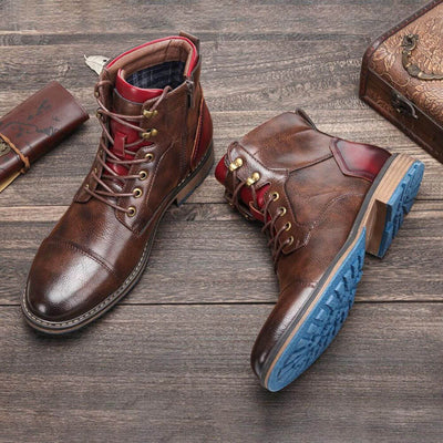 Augustyn™ | Men's Leather Ankle Boots