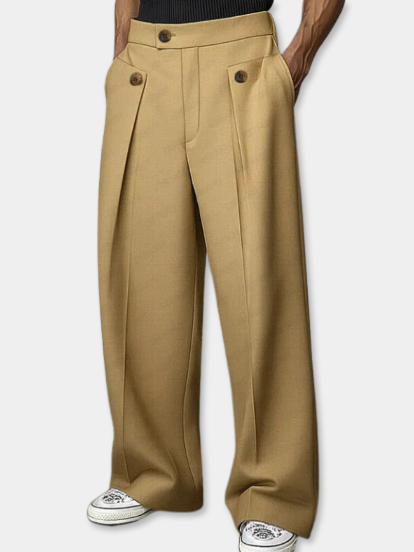 Sam™ | Elegant Trousers with Pleats for Men