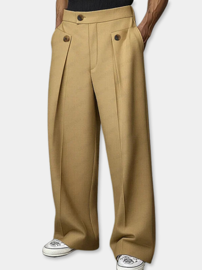 Sam™ | Elegant Trousers with Pleats for Men