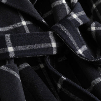 Valeria™ | Elegant Checked Wool Coat