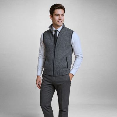 Harrison™ | Elegant & Warm Full Zip Vest