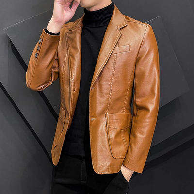 ÉlanFit™ | Leather Vintage Jacket