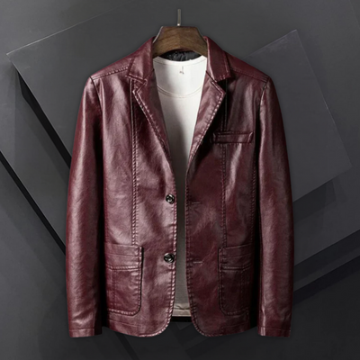 ÉlanFit™ | Leather Vintage Jacket