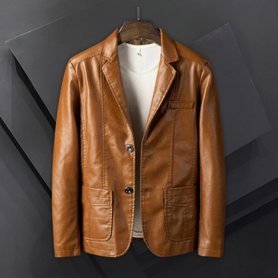 ÉlanFit™ | Leather Vintage Jacket