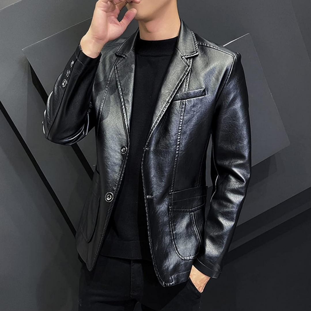 ÉlanFit™ | Leather Vintage Jacket