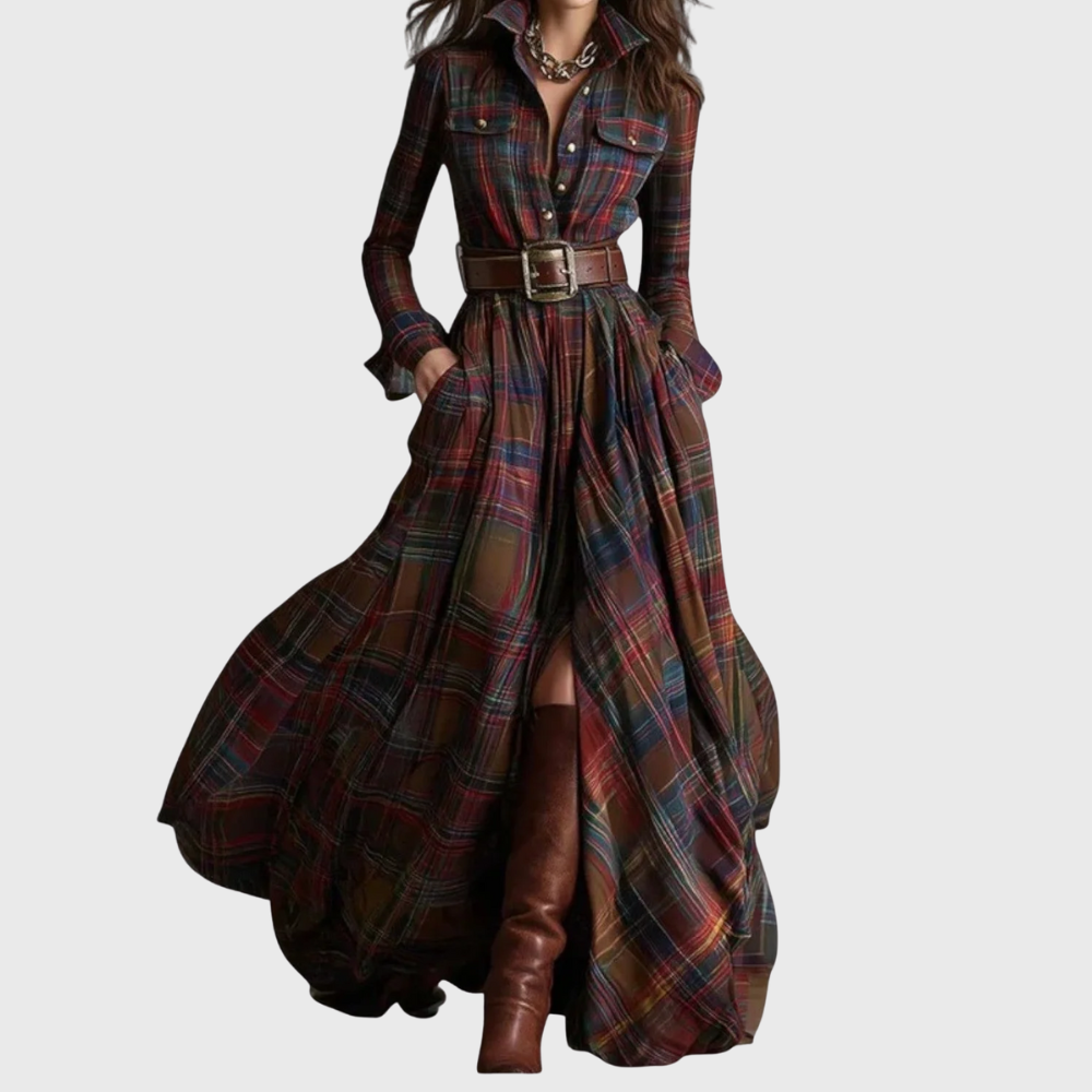 Nikki™ | Checked Maxi Dress