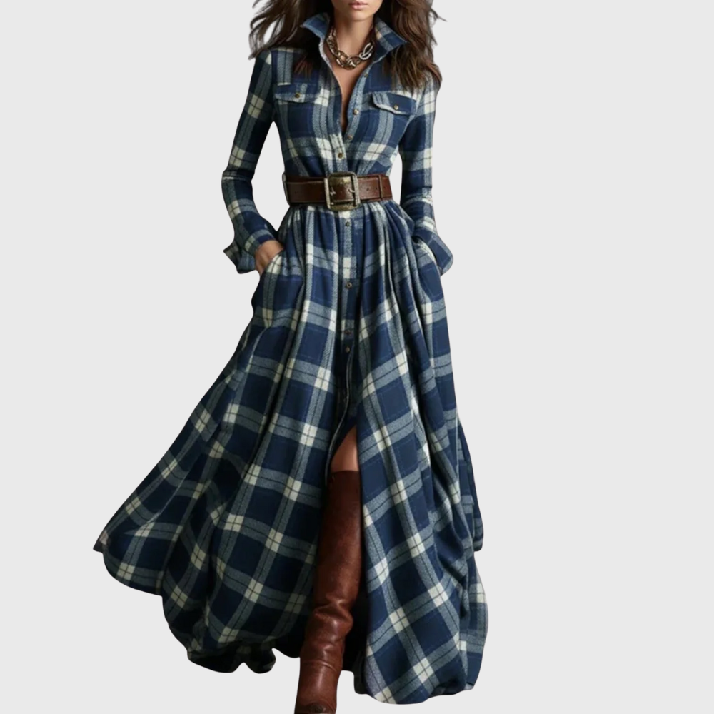 Nikki™ | Checked Maxi Dress