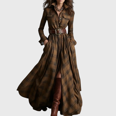 Nikki™ | Checked Maxi Dress