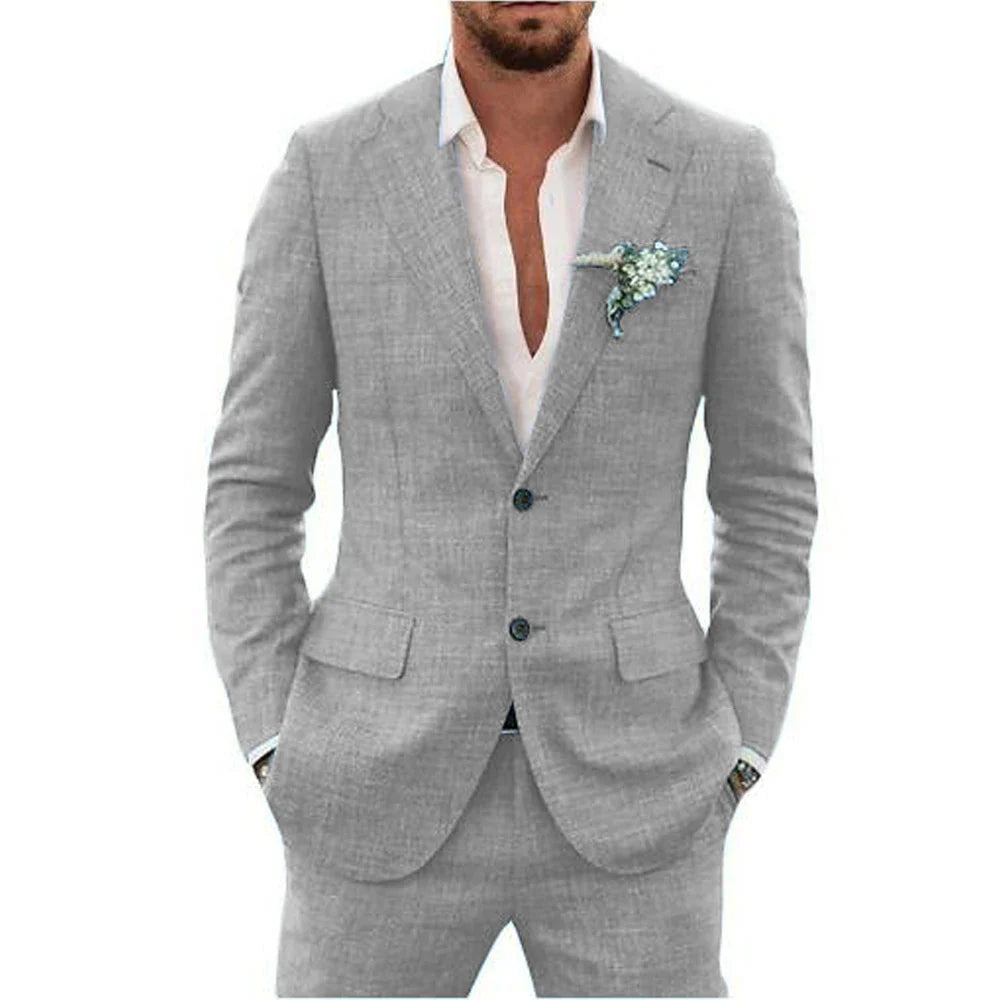 Men's Summer 2-Piece Wedding Guest Suit | Lightweight