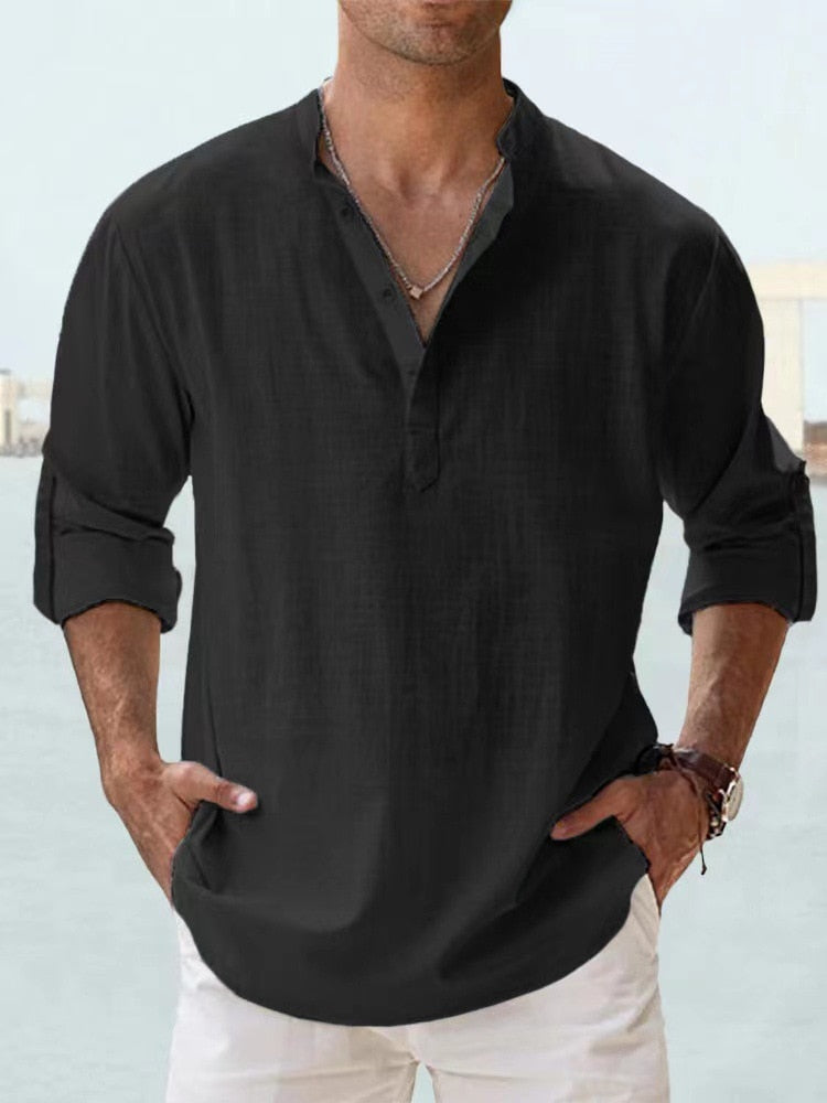 Savrani™ | Breathable Linen Shirt