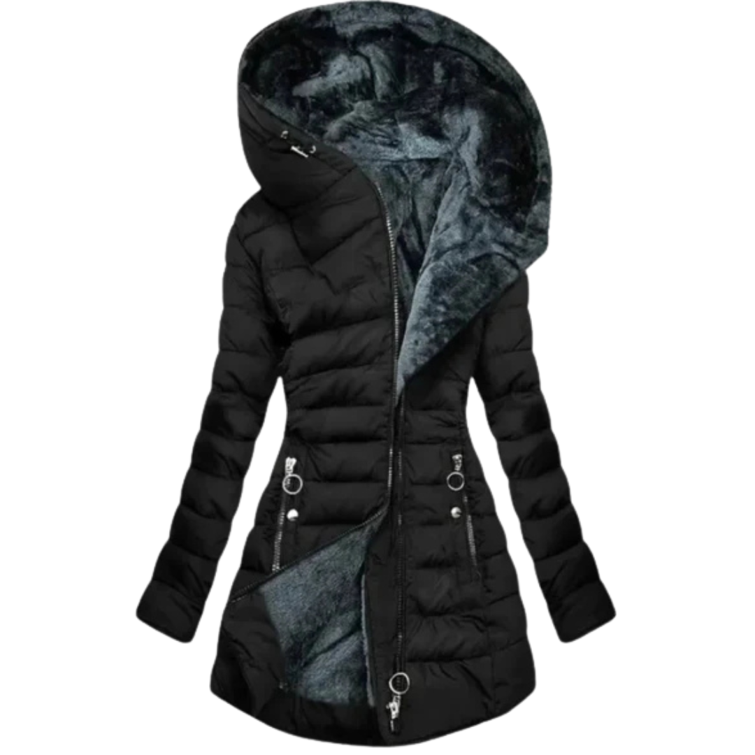 IceGlam™ | Oversized Hooded Puffer Elegance