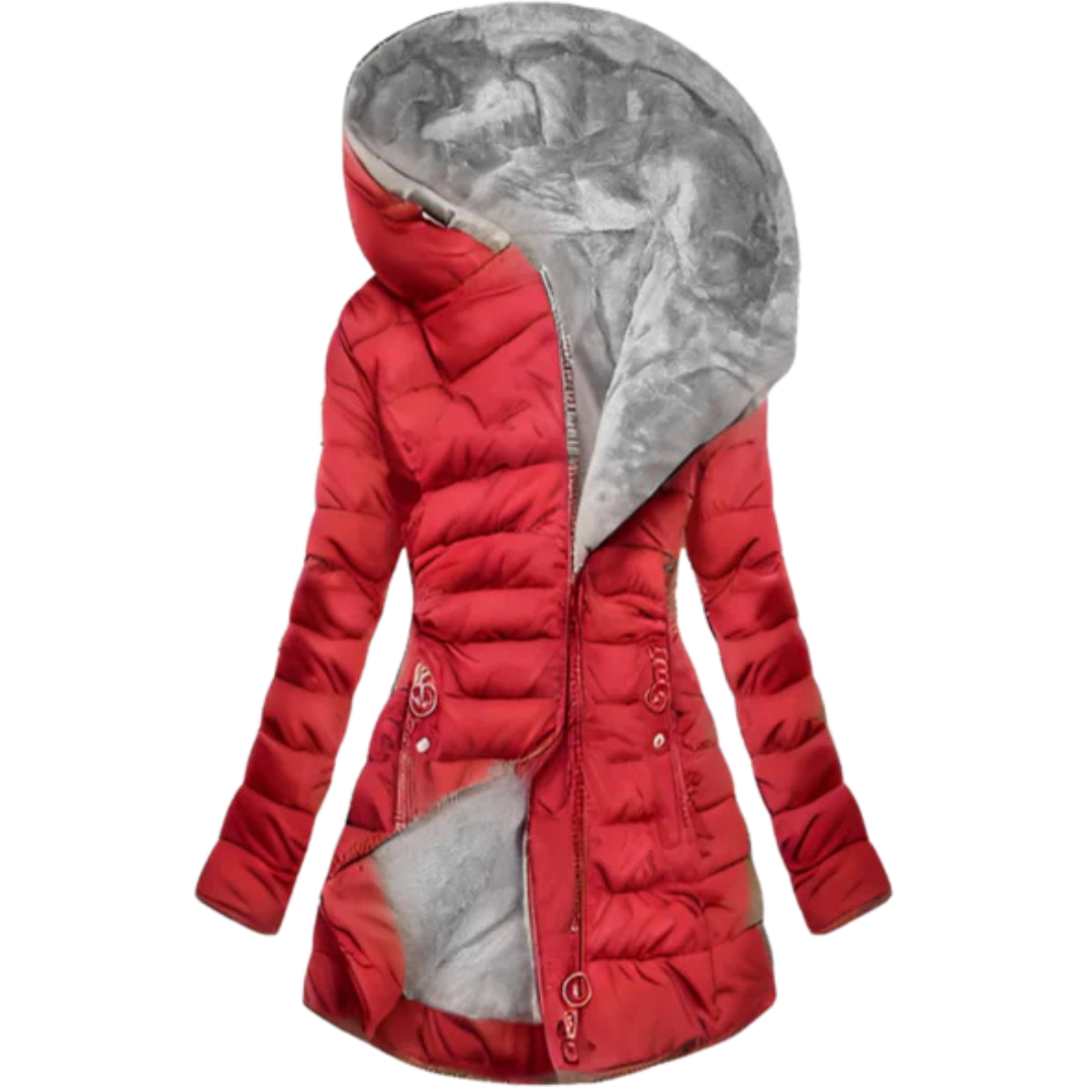 IceGlam™ | Oversized Hooded Puffer Elegance