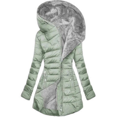 IceGlam™ | Oversized Hooded Puffer Elegance