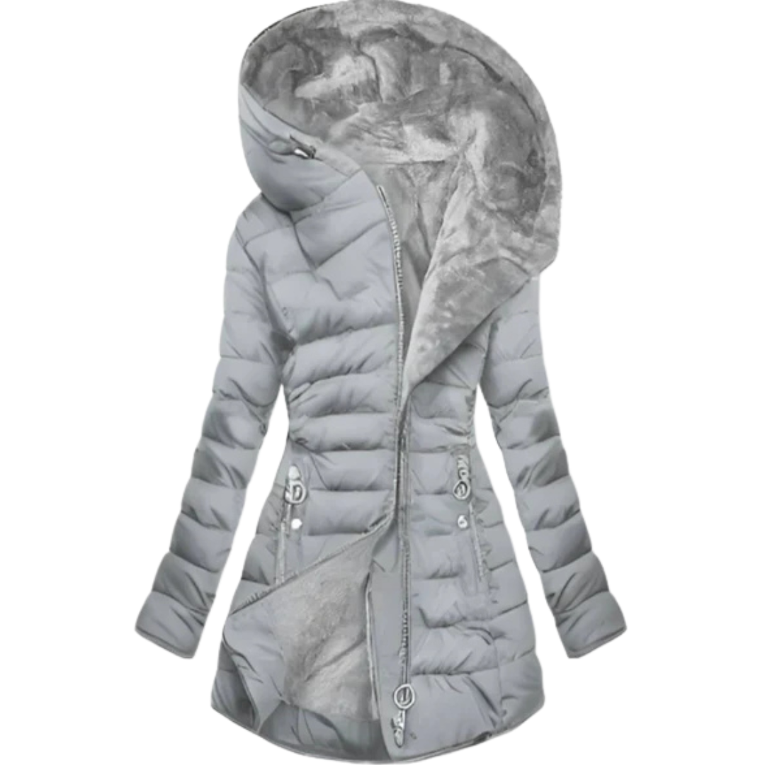 IceGlam™ | Oversized Hooded Puffer Elegance