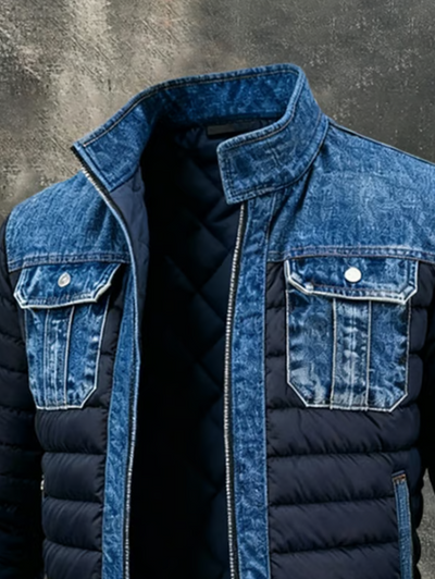 Clement™ | Hybrid Quilted Denim Jacket