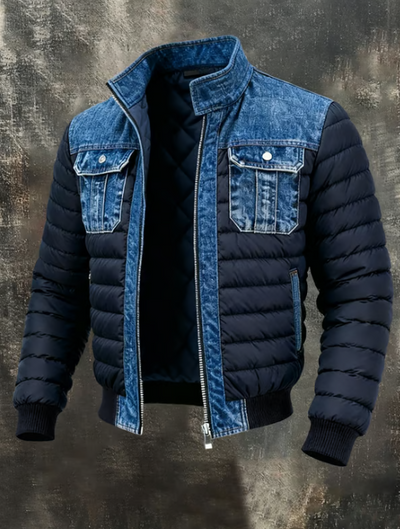 Clement™ | Hybrid Quilted Denim Jacket