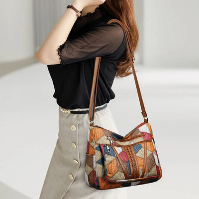 Morelli™ | Mosaic Leather Handbag