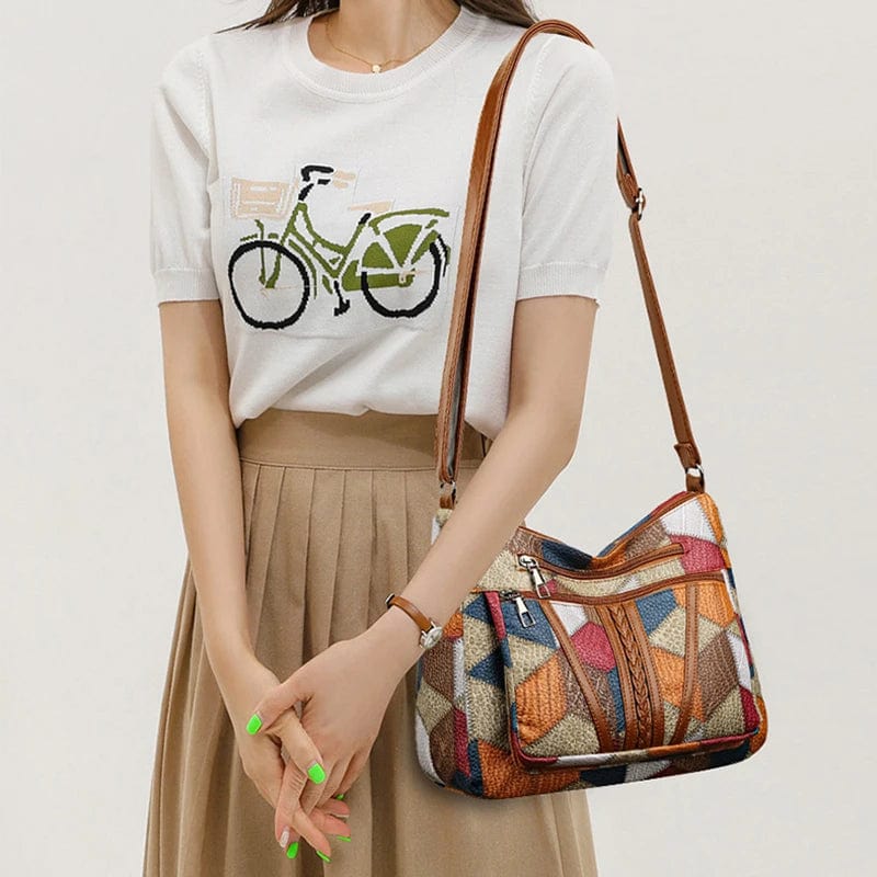 Morelli™ | Mosaic Leather Handbag