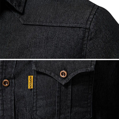 Jim™ | Casual Cotton & Denim Shirt