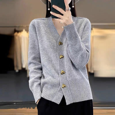 Sofie | Scandinavian Retro Cable Knit Cardigan