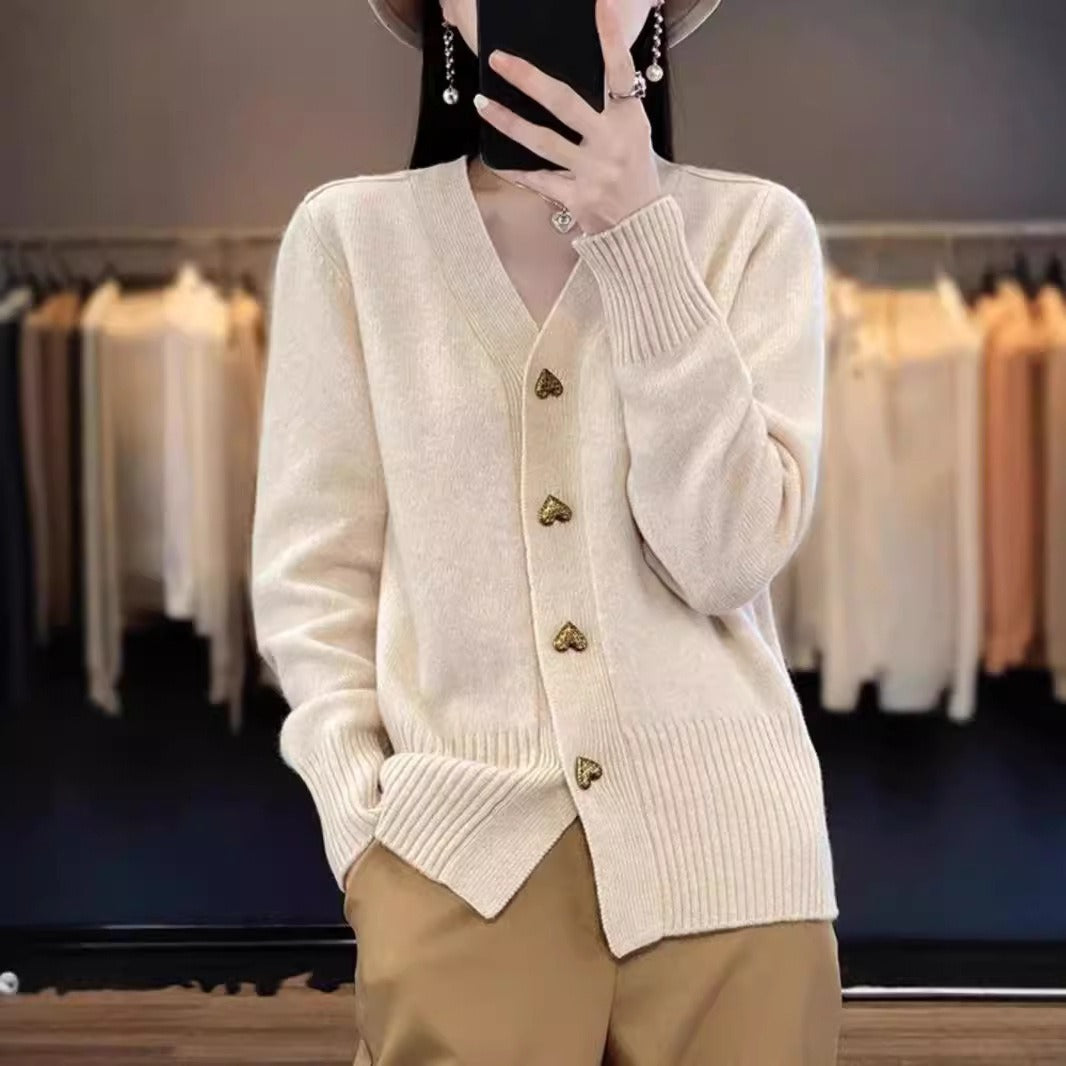 Sofie | Scandinavian Retro Cable Knit Cardigan