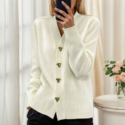 Sofie | Scandinavian Retro Cable Knit Cardigan