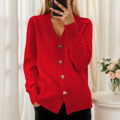 Sofie | Scandinavian Retro Cable Knit Cardigan