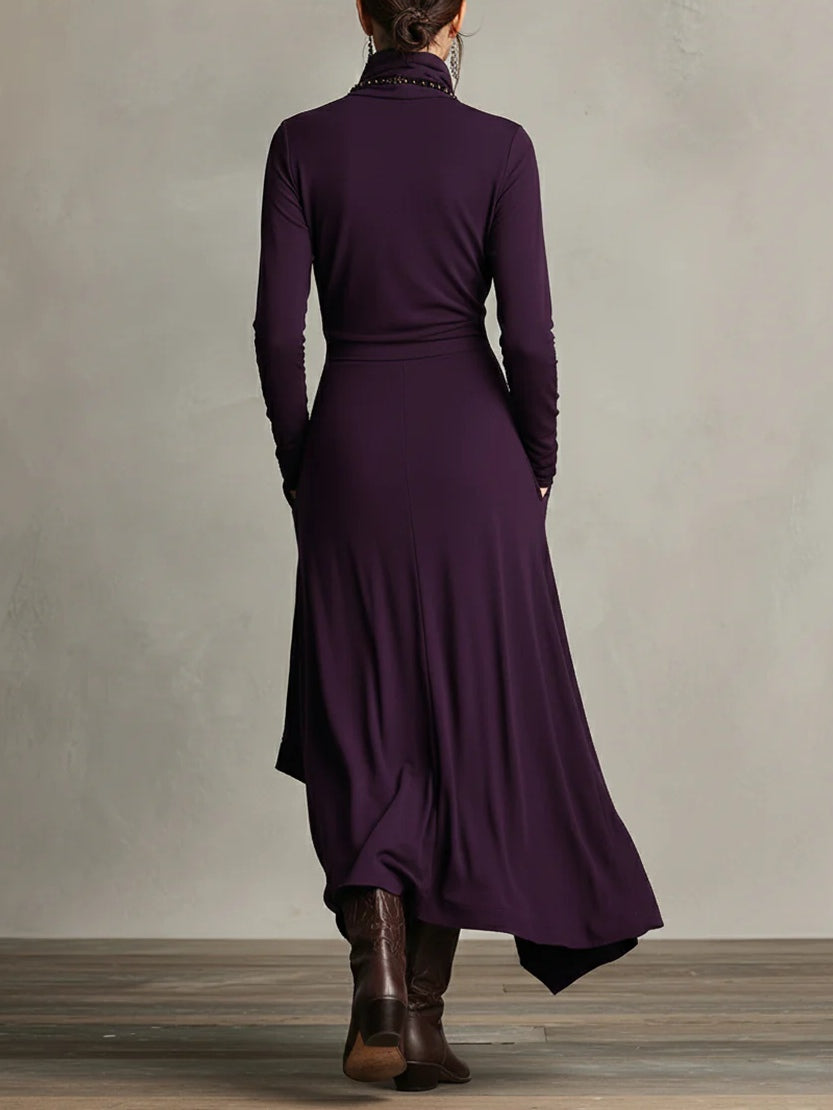 Mia™ | Elegant Asymmetrical Maxi Dress