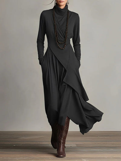 Mia™ | Elegant Asymmetrical Maxi Dress