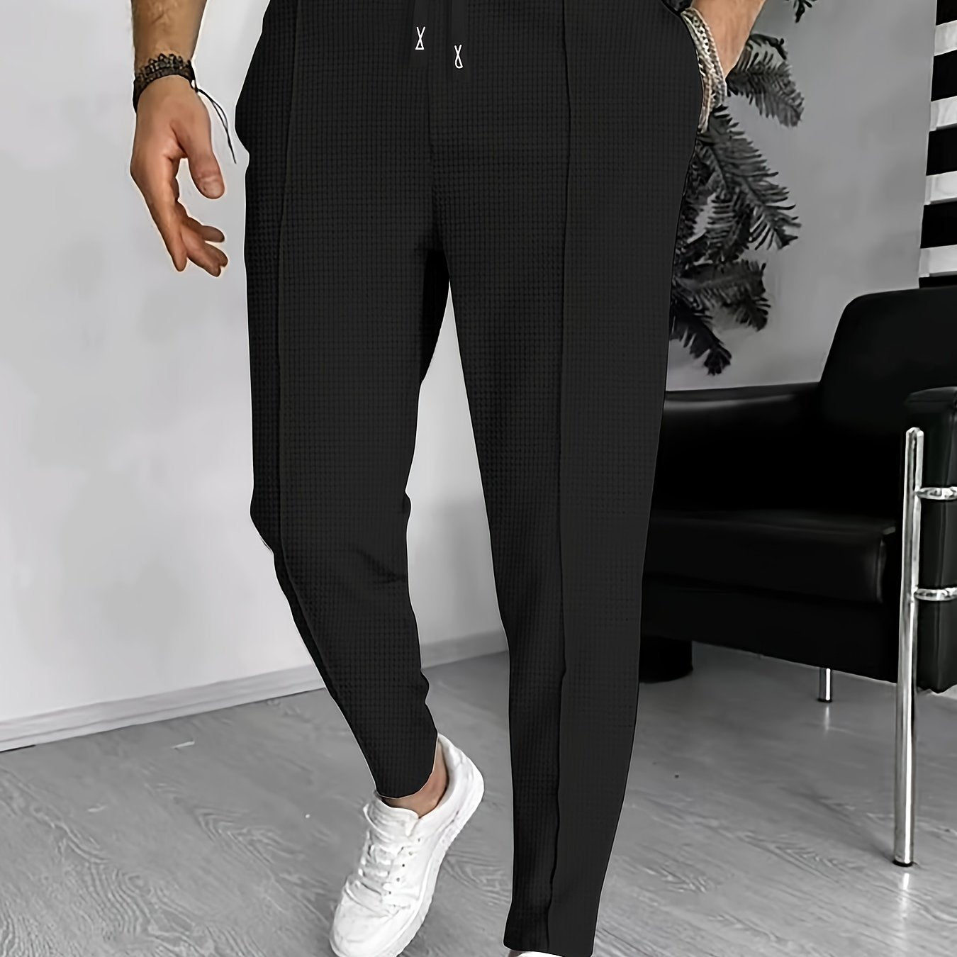 Casual Pants with Drawstring