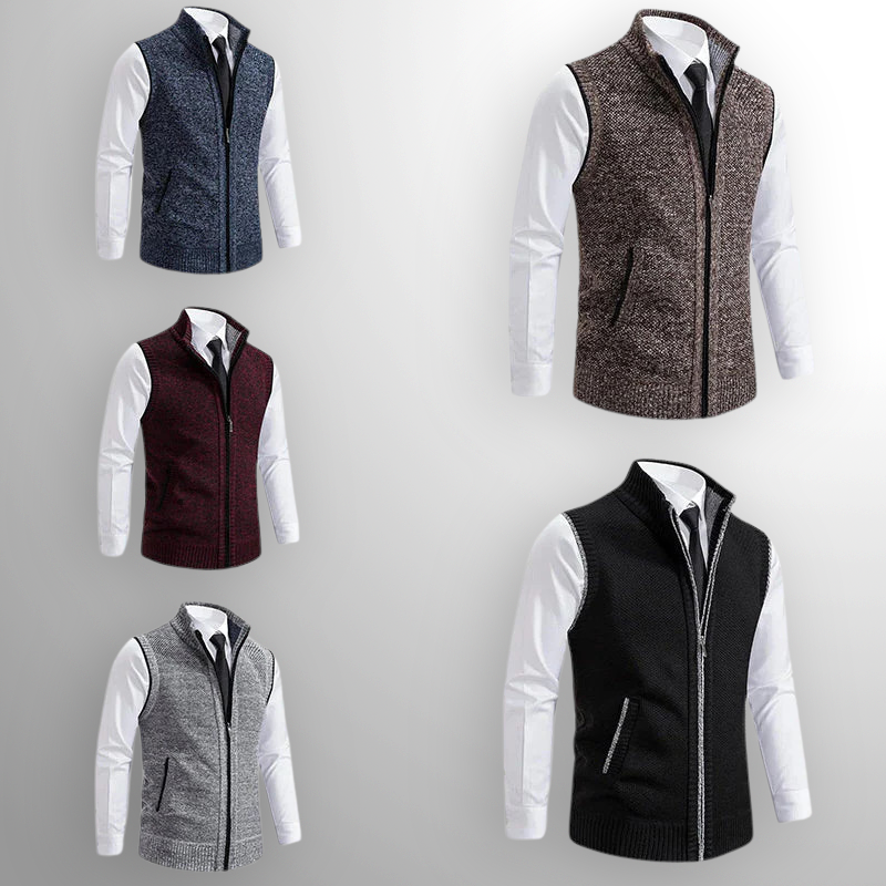 Harrison™ | Elegant & Warm Full Zip Vest